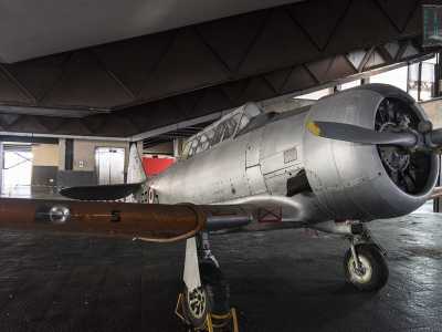C'� anche un reperto affascinate: � il T-6 Texan, aereo usato per addestrare i piloti statunitensi durante la Seconda guerra mondiale